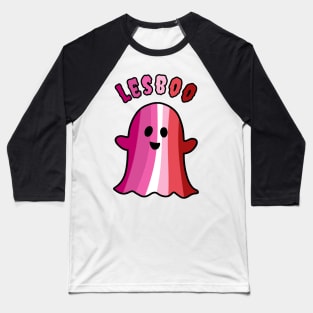 Lesbian Halloween Ghost Baseball T-Shirt